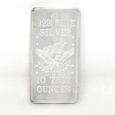#2426 â€¢ 10ozt .999 Fine Silver Bar