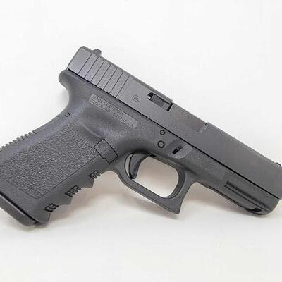 #1006 â€¢ NEW! Glock 23 .40 Semi-Auto Pistol

CA OK
1 PER 30 DAYS

Serial Number: BTYZ122
Barrel Length: 4"
