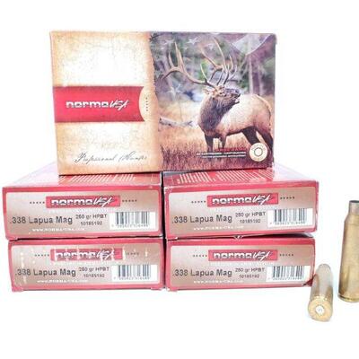 1620	

(100) Large Game .338 Shells
(100) Large Game .338 Shells