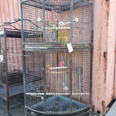 #10000 â€¢ 2 Story Bird Cage: Measures Approx: 47"Ã—30"Ã—74". #10000 â€¢ 2 Story Bird Cage: Measures Approx:...