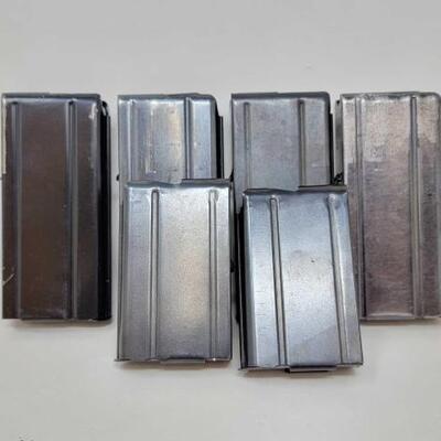 #1730 â€¢ (4) 20 Round and (2) 15 Round .30 M1 Carbine Magazines