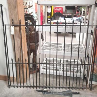 #2801 â€¢ Metal Gate  Measures Approx: 55"Ã—53"