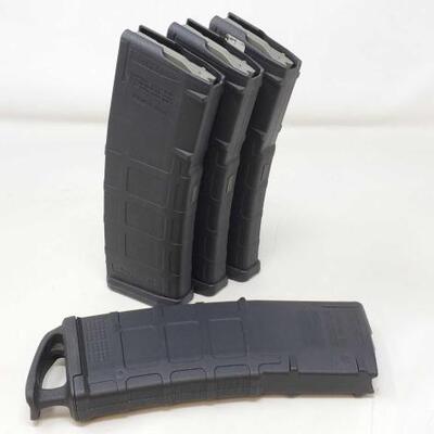 #1742 â€¢ (4) 30 Round 5.56Ã—45 PMAG Magazines