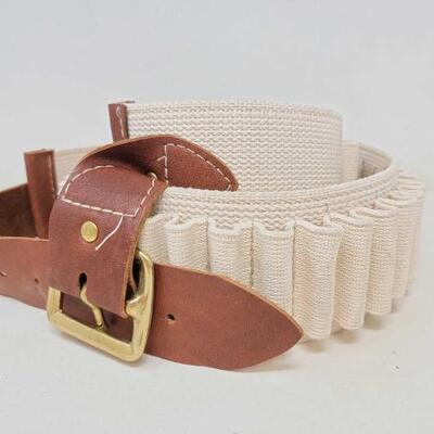 #1810 â€¢ 40 Round Ammo Belt 40 Round Ammo Belt Measures Approx 52.5"