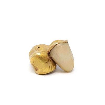 #2072 â€¢ 14k Gold Tooth Cap, 2.5g