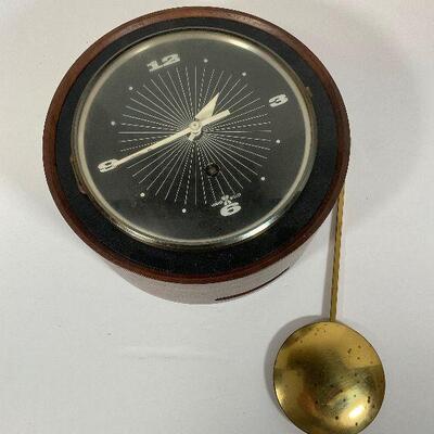 Howard Miller Mid Century Pendulum Clock -