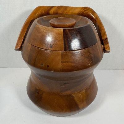 Teak Mid Century Ice Bucket