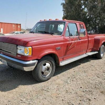 #346 â€¢ 1989 FORD F-350: Year: 1989
Make: Ford
Model: F-350
Vehicle Type: Pickup Truck
Mileage: 30224
Plate: 3R85105
Body Type: 2 Door...