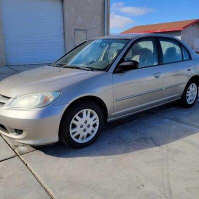 #150 â€¢ 2004 Honda Civic: ear: 2004
Make: Honda
Model: Civic
Vehicle Type: Passenger Car
Mileage: 180074
Plate: 8ALZ423
Body Type: 4...