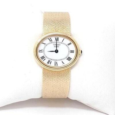 #1410 â€¢ 14k Gold Concord Watch