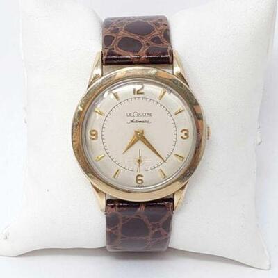 #1414 â€¢ 10k GF Le Coultre Watch
