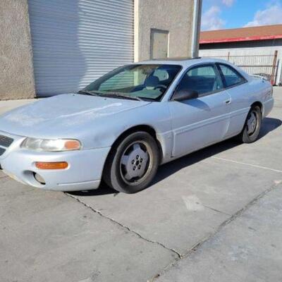 #196 â€¢ 1996 Chrysler Sebring: Year: 1996
Make: Chrysler
Model: Sebring
Vehicle Type: Passenger Car
Mileage: 208579
Plate: 4ZQM516
Body...