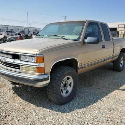 #348 â€¢ 1999 Chevrolet K1500 Year: 1999
Make: Chevrolet
Model: K1500
Vehicle Type: Pickup Truck
Mileage: 173255
Body Type: 2 Door Cab;...