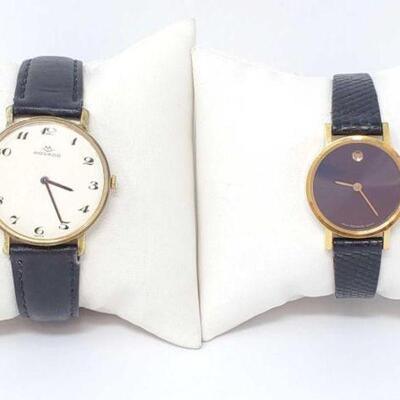 #1420 â€¢ 2 Movado Watches
