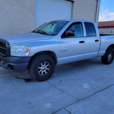 #302 â€¢ 2008 Dodge Ram Pickup Year: 2008
Make: Dodge
Model: Ram Pickup
Vehicle Type: Pickup Truck
Mileage: 117355
Plate: 07103K2
Body...