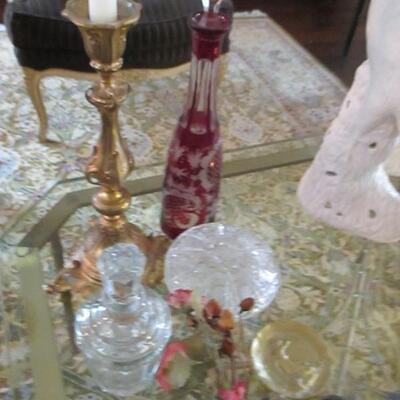 Cranberry Glass and Moe 