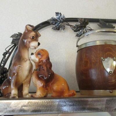 Vintage Lady & The Tramp & Vintage Ice Bucket  