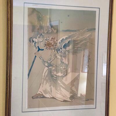 Signed Salvador Dali lithograph â€œArtistâ€™s Proofâ€