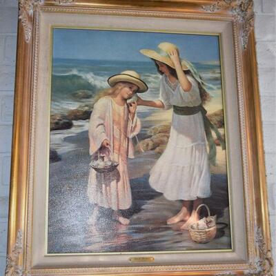 Alan Murray - â€œSEASIDE HARMONYâ€ 1991 Limited Edition Canvas Lithographs #445/750 