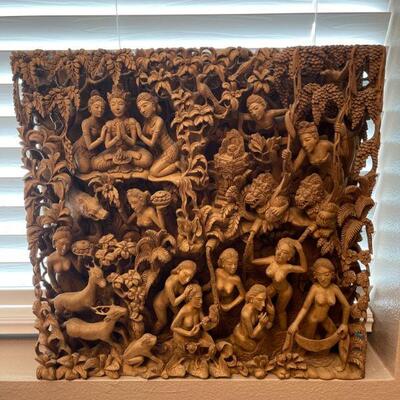 Bali wood carvings