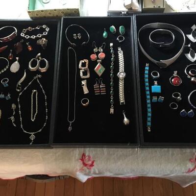 Sterling Jewelry (costume also available)
