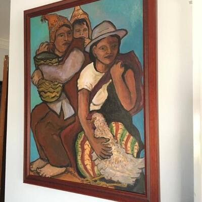 Maria Garbarini (local artist, Philadelphia, PA) - signed original painting