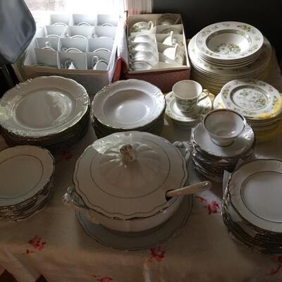 Dinnerware (2 partial sets)