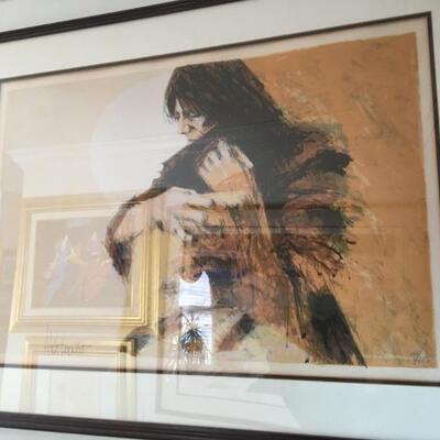 Aldo Luongo large framed print, signed & numbered #144/275