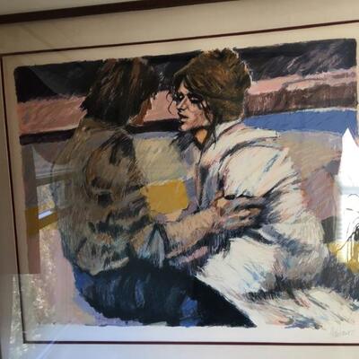 Aldo Luongo large framed print, signed & numbered # 11/275