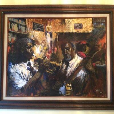 Charles Ward large signed original painting "Sweet Emma"