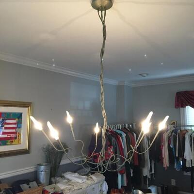 Modern Art Wire Chandelier