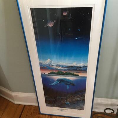 Robert Lyn Nelson "Elements of the Universe" signed mixed media AP # 13/50 w/ artistâ€™s remark & COA; image measures...