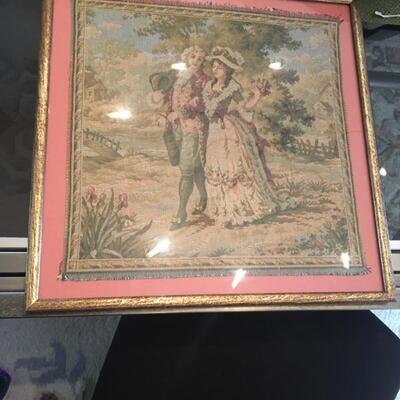 Framed Parisian Tapestry