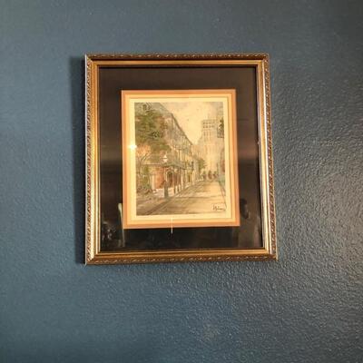 Framed & Matted Print Artwork $25