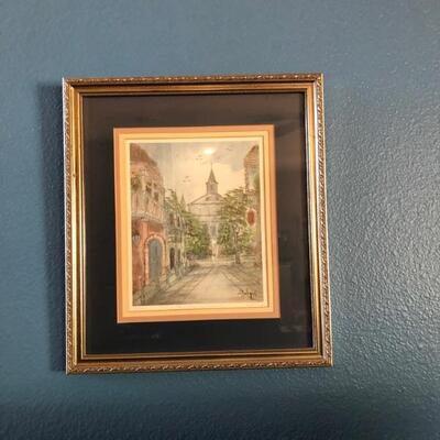 Framed & Matted Artwork $25