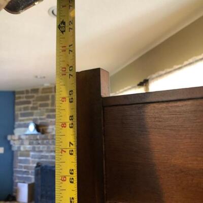 Solid Wood Divider w/ Iron Accents $100