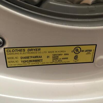 Samsung Electric Dryer $400