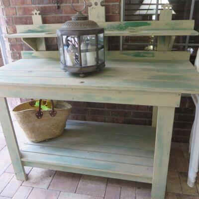 Garden Potting Table