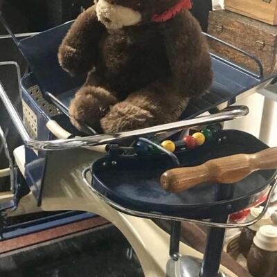 Old Metal Stroller Excellent  Condition 