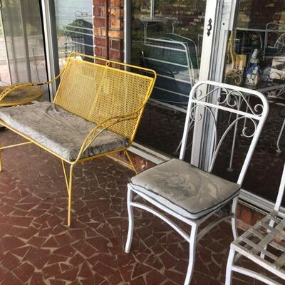 Metal Patio Setae 