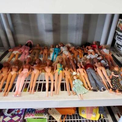 #4020 â€¢ 28 Vintage Dolls Includes Barbie, Skipper, and More