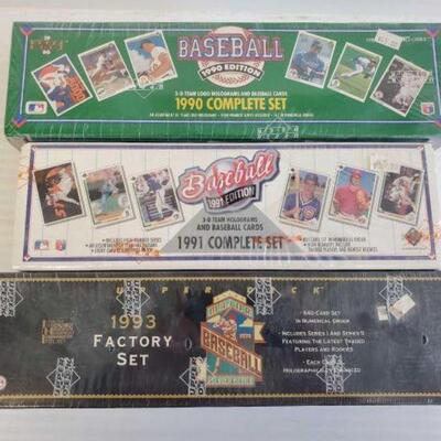 #5166 â€¢ NEW! 1990, 1991 and 1993 Baseball Collector's Cards