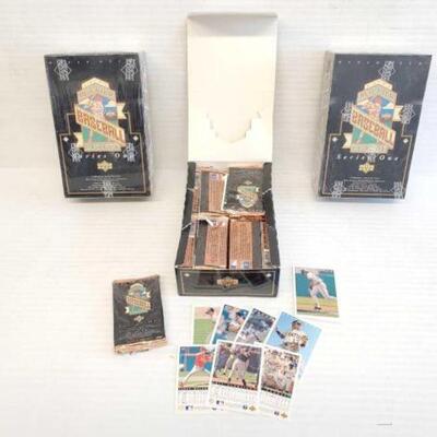 #5160 â€¢ (3) 1993 Major League Baseball Series One Card Collections
