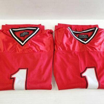 #5248 â€¢ 2 XL Snap-On Basketball Jerseys