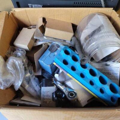 #6036 â€¢ Flashlight Heads, Socket Wrench, Socket Caddy, And More