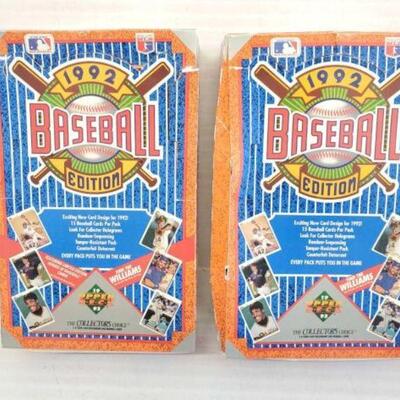 #5158 â€¢ (4) 1992 Baseball Editions - The Collectors Choice