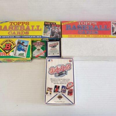#5168 â€¢ (7) 1989-1991 Baseball Card Collections