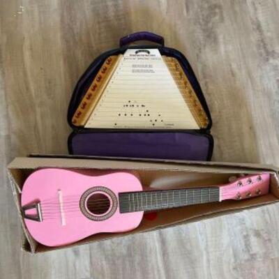 #5710 â€¢ Child's Guitar and Hearth