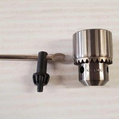#5640 â€¢ Snap-On 3 Jaw Geared Type Drill Chuck with Key in Original Box