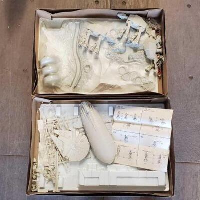 #4060 â€¢ Star Wars Die Cast Models Jabba the Hutt Throne Room Box Does Not Include Accurate Pieces